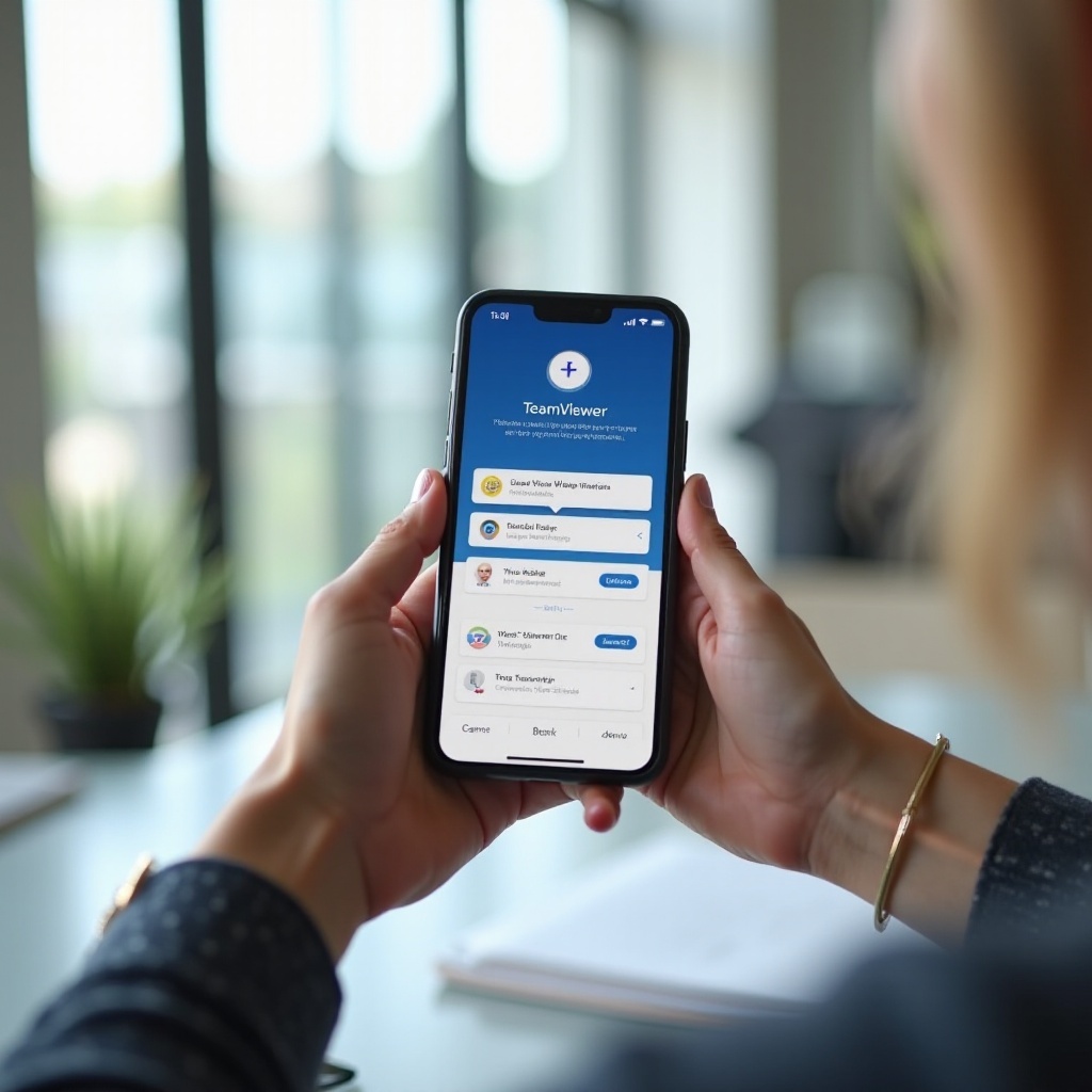 So verwenden Sie die TeamViewer-App auf Ihrem Telefon