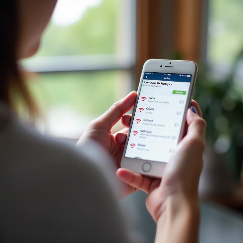 So nutzen Sie Comcast WiFi-Hotspots auf einem Smartphone.