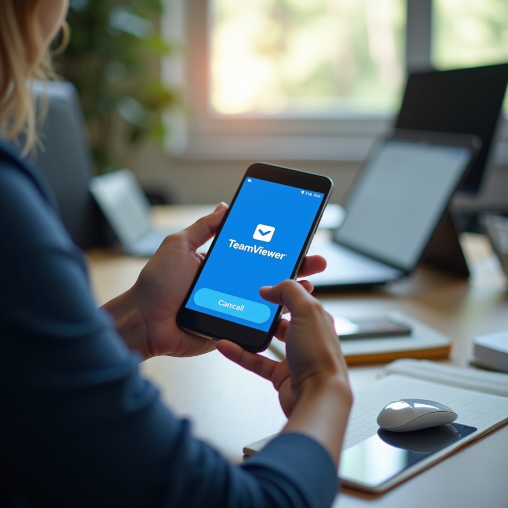 wie man die TeamViewer-App auf Ihrem Telefon benutzt